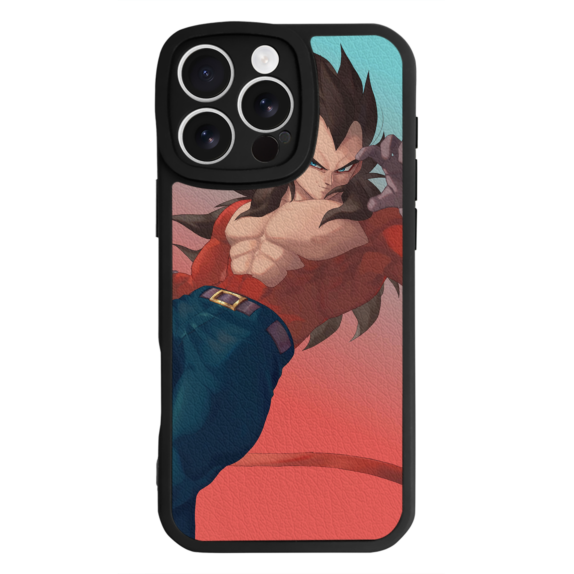 （画像用） ドラゴンボール DRAGON BALL 【iPhone 16シリーズ対応】シリコンスマホケース（レザー調） 材質：シリコン